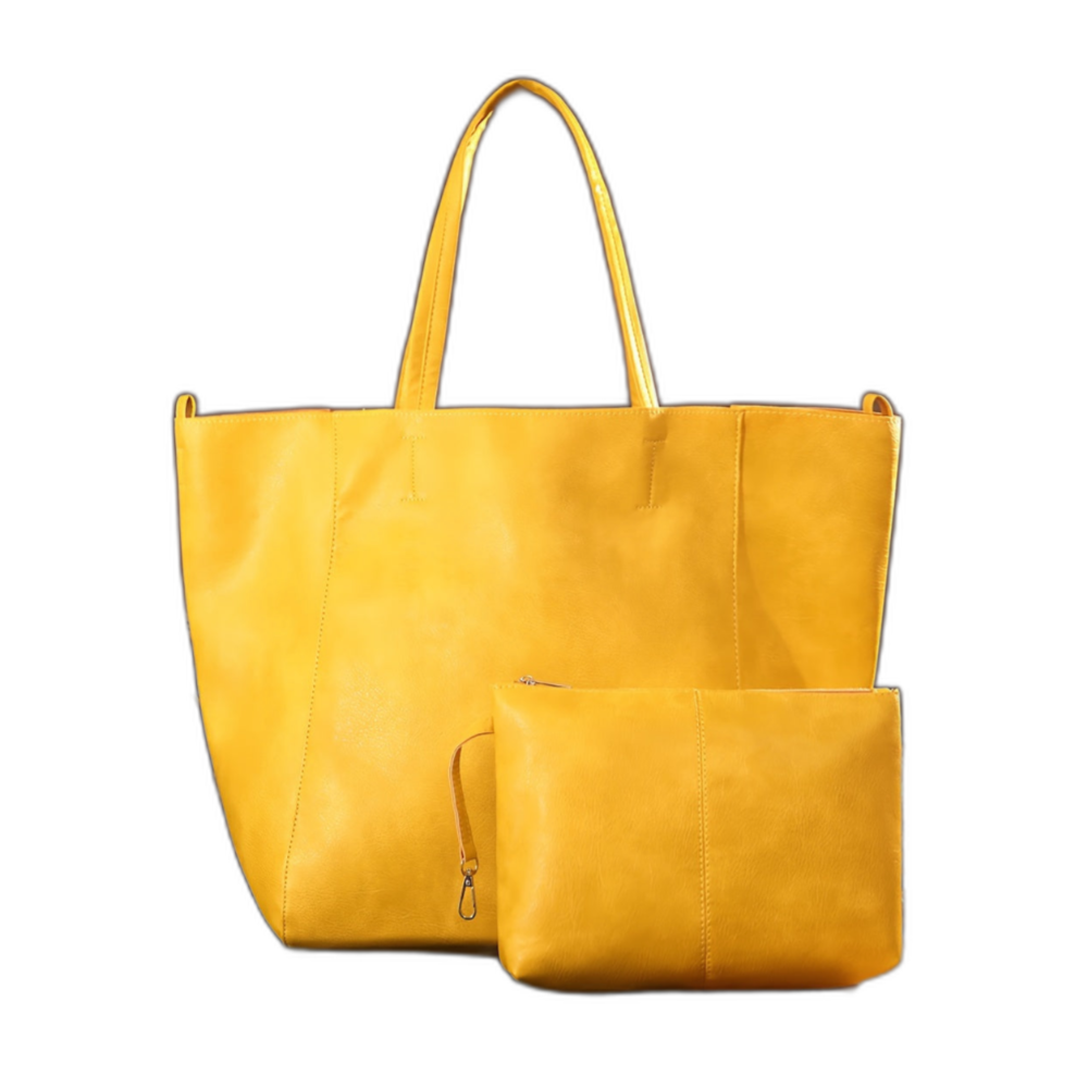 Heather - Vegan Leather Tote Bag