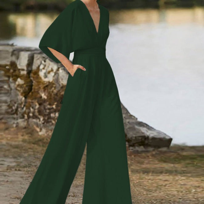 Lena - Elegant V-neck jumpsuit