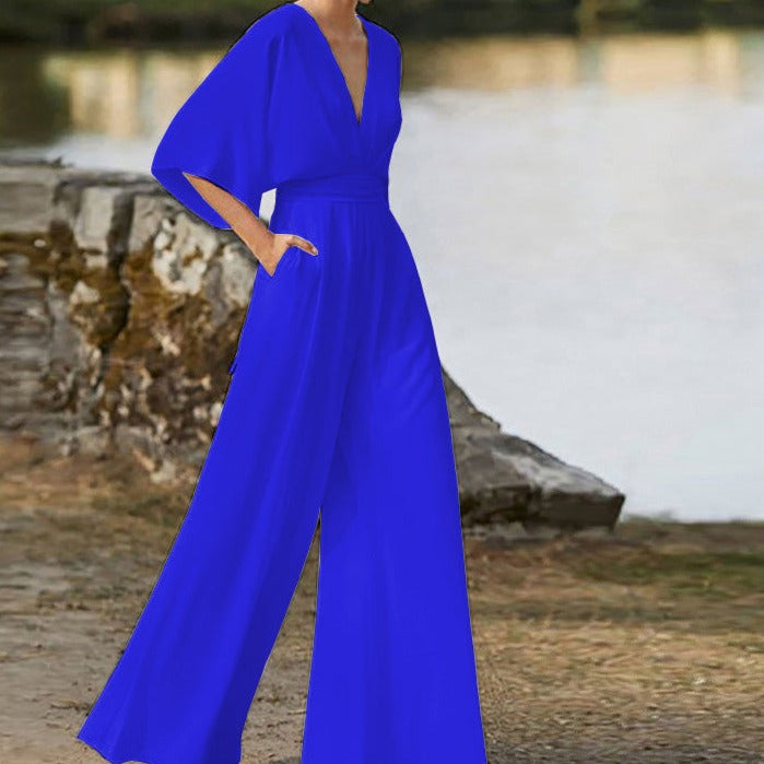 Lena - Elegant V-neck jumpsuit