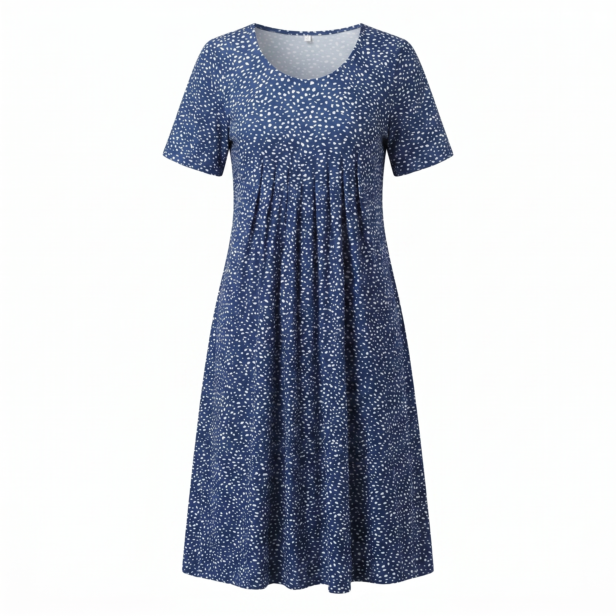Women's Casual Floral Style Print Midi Dress