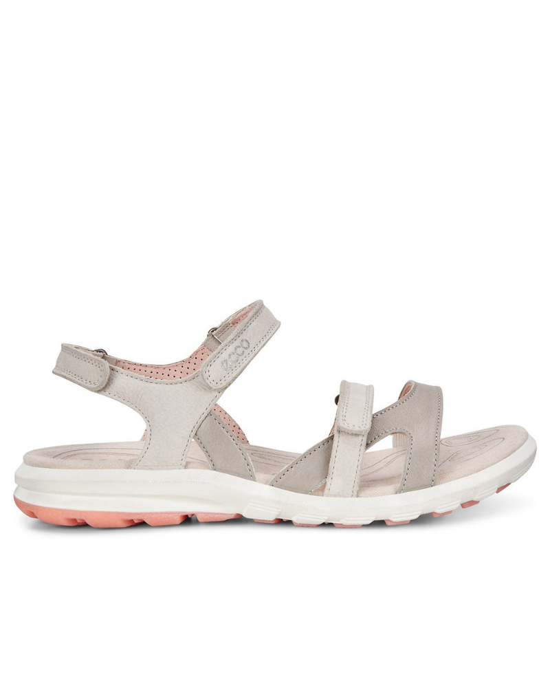 Women's Leather Strap Sandals with Velcro