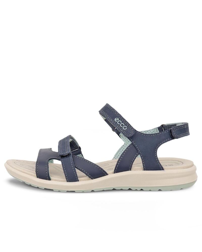 Women's Leather Strap Sandals with Velcro